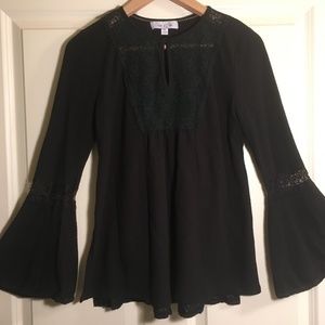 Coffee and Cake peasant blouse